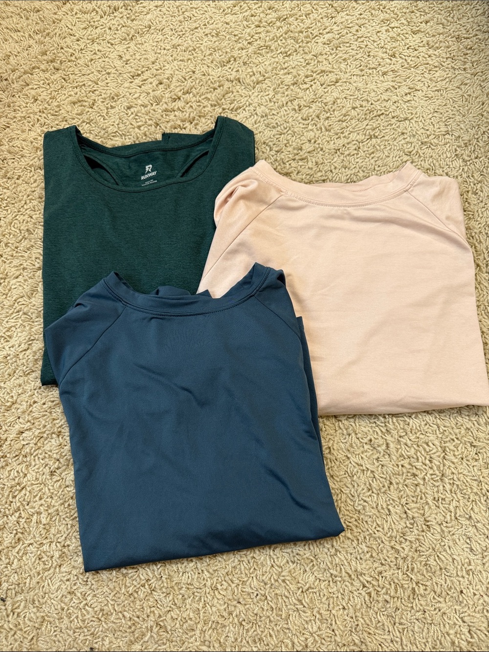 3-Pack kids athletic long sleeve